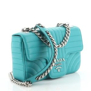 Prada Diagramme Quilted Small